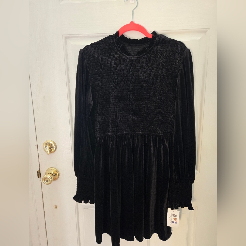 Black Velvet Dress